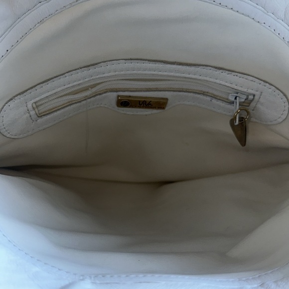 VINTAGE VIVA OF CALIFORNIA LAMBSKIN SNAKESKIN BAG - Picture 8 of 10